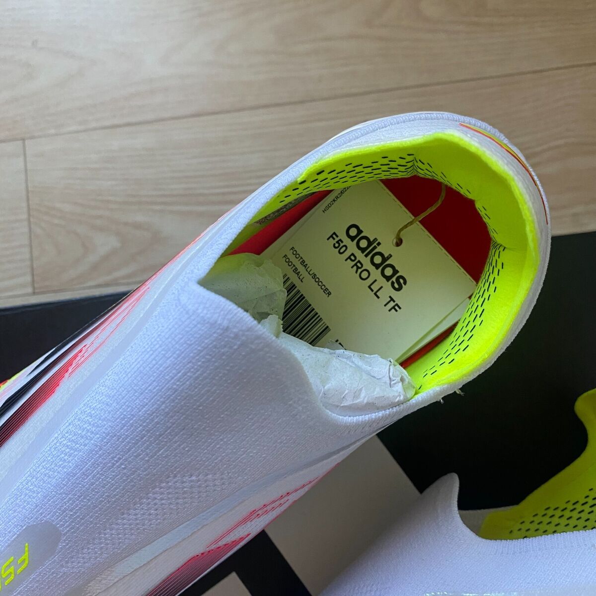 adidas F50 PRO Laceless TF Mens Turf Soccer Shoes Turbo adidas F50 PRO Laceless TF Mens Turf Soccer Shoes Turbo