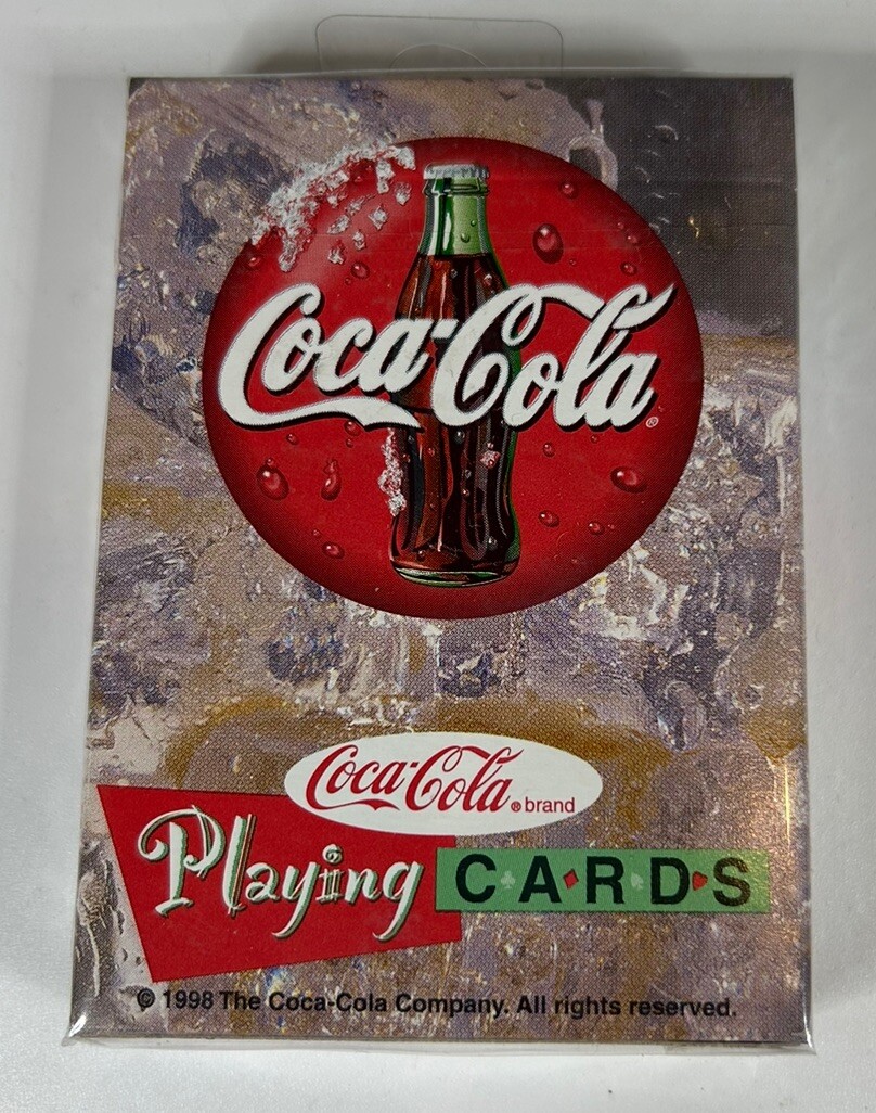 Coca Cola Playing Cards Sealed 1998 US Playing Card Co. | eBay