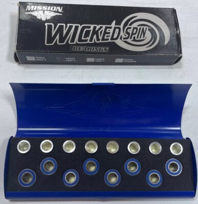 Mission Wicked Spin ABEC 5 688ZZ Inline Roller Hockey Micro Bearings Kit 16+8