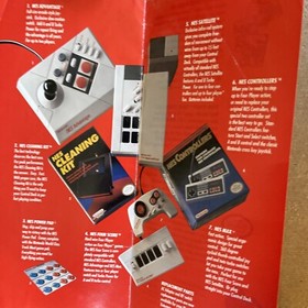 Consola Nintendo NES Tienda Promo RARO Folleto Folleto Sistema Dr. Mario Cubierta