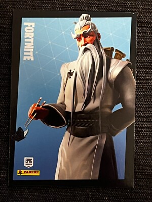 PANINI FORTNITE RELOADED 2020 SHIFU RARE OUTFIT CARD CARD # 152