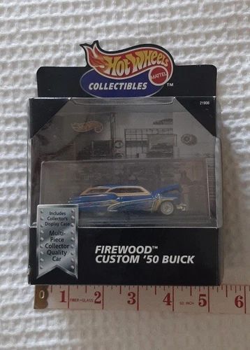 Vintage Hot Wheels 1998 Firewood Custom 1950 Buick in Case 1:64 *Damage Package*
