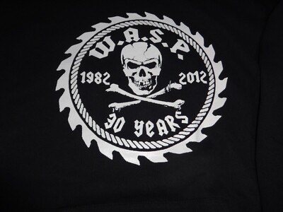 WASP W.A.S.P Hoodie 30 Years Juda Priest Steel Panther Pantera Anvil Large