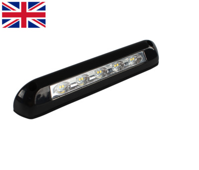 12 V LED Markisenleuchte abgewinkelte Tür Eingang Lampe für Wohnwagen Wohnmobil Camper UK
