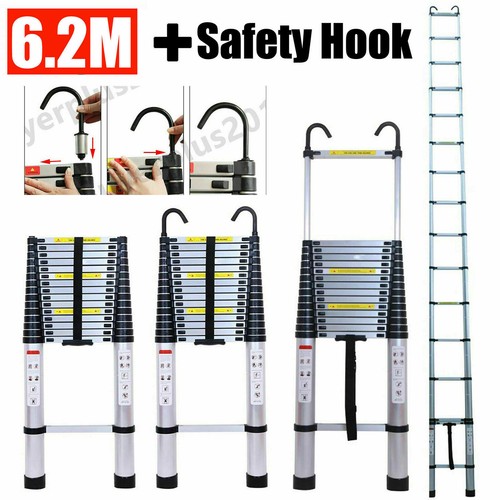 Telescopic Ladder MultiPurpose Extendable Folding Aluminium 2M6M