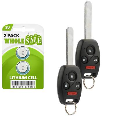 #ad #ad 2 Replacement For 2008 2009 2010 2011 2012 Honda Accord EX LX Key Fob Remote $17.95