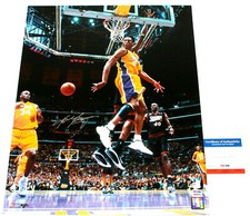 KOBE BRYANT LOS ANGELES LAKERS SIGNED 16x20 PHOTO PSA/DNA COA FULL SIGNATURE