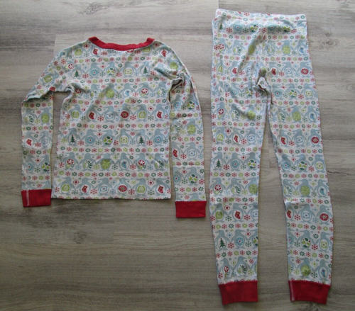 ❤ HANNA ANDERSSON boys girls Penguin pajamas 150 cotton 12 pastel blue - Picture 9 of 23