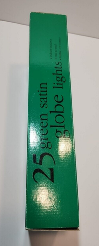Scatola 25 luci globo satinate verdi nuove - Foto 6 di 11