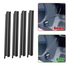 4x Car Interior Accessories Wire Protector Cover Line Sleeve Cable Clips Black