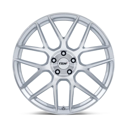 Juego de 4 ruedas mecanizadas 17x8 TSW TW002 Lasarthe plata brillante 5x112 (45 mm) Foto 3 de 4