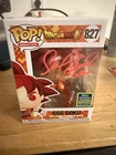 Funko Pop Animation Dragon Ball Super SSG Goku #827 Exclusive Signed JSA