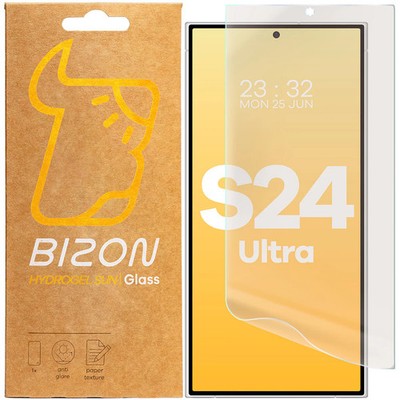 2x Schutzfolie für Galaxy S24 Ultra Bizon Displayschutzfolie Folie Handyfolie