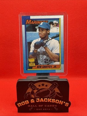 1990 Topps KEN GRIFFEY JR BLANK BACK - Box FRONT Cut Out