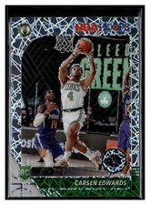 2019-20 Hoops Premium Stock #227 Carsen Edwards Prizms Silver Laser Celtics