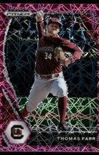 2021 Panini Prizm Draft Picks Prizms Pink Velocity #150 Thomas Farr - BB