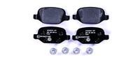 Hinterachse Hella 8DB 355 009-361 Bremsbelagsatz, Scheibenbremse FüR Alfa Romeo,