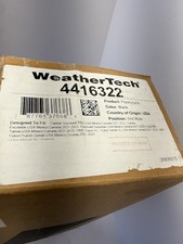 Weathertech4416322 Black 2ndrow Floor Mat 2021-26 Yukon Escalade Tahoe Suburban