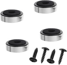 Speaker Isolation Pads 4 Pack for Turntables Amplifiers Receivers - Rubber Feet
