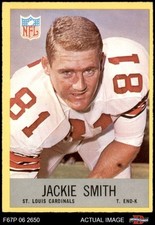 1967 Philadelphia #165 Jackie Smith Cardinals-FB RC HOF 5 - EX