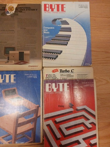 Vintage BYTE Magazines Lot - 11 Issues, 1984, 1985, 1986, 1987 - Picture 6 of 11
