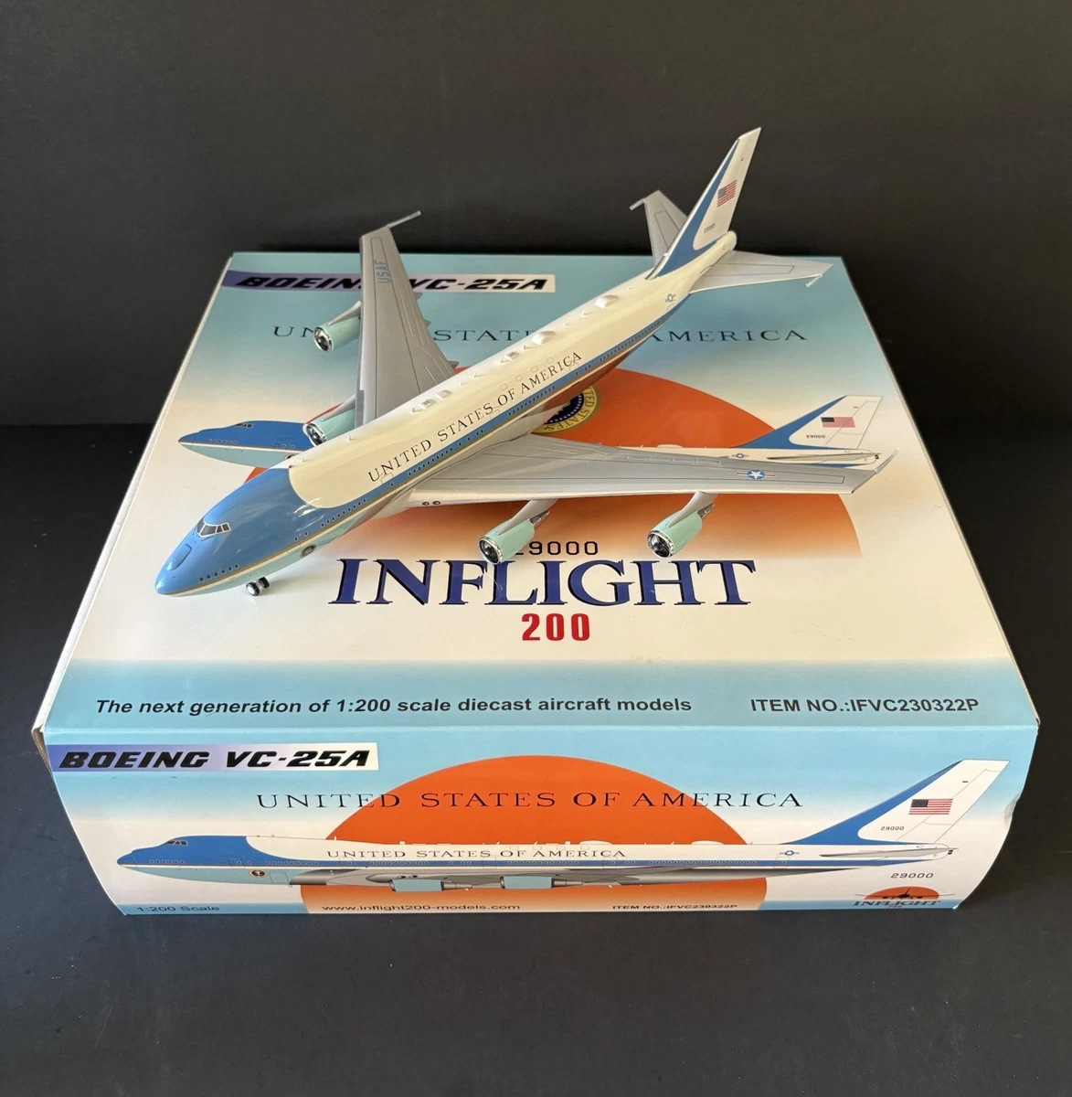 InFlight 200 Boeing 747 1:200 Scale Contemporary Diecast Aircraft