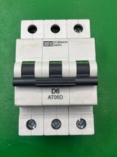 Dorman Smith AT06D D6 6A 3 Phase MCB