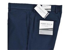 Perry Ellis Portfolio Modern-Fit Total Eclipse Pants 34 X 32 95 PTBFC014