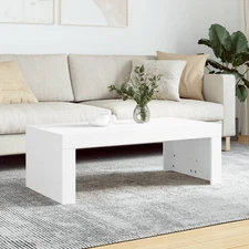  Coffee Table White Engineered wood Medium Minimalistic