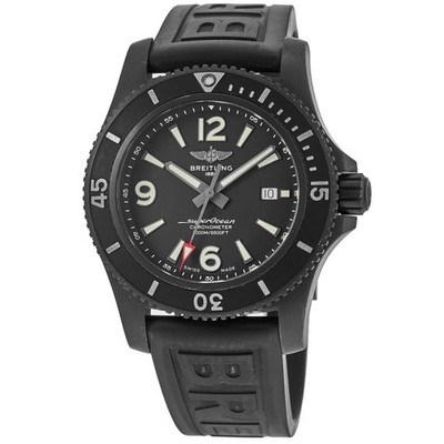 Breitling Superocean 46 Black Steel Black Men's Watch M17368B71B1S1-PO