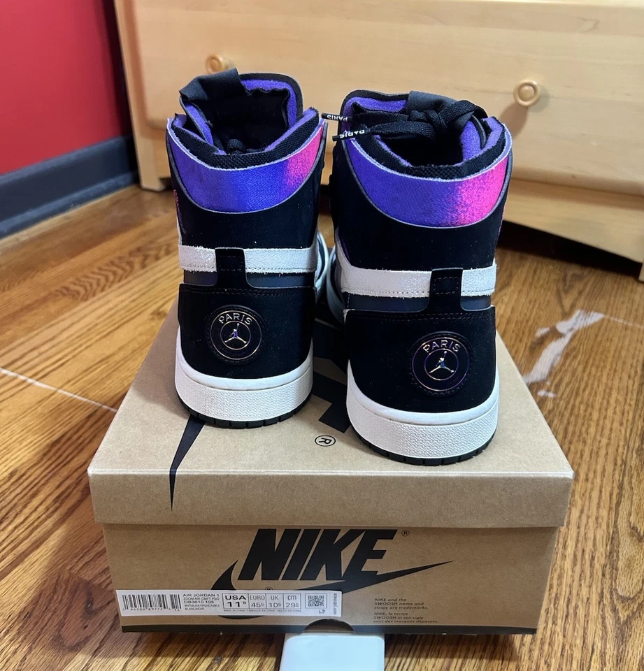 Paris Saint-Germain x Air Jordan 1 Zoom Comfort High Paris - Talla 11,5 VNDS Foto 4 de 4
