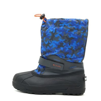 Columbia Damen BY1325-013 Stiefel Blau Textil Hoch Winter Winterstiefel EU 39