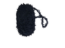 Fransengarn plüschwolle Flauschgarn  schwarz 540gr. 1000m woll knäuel k46/2