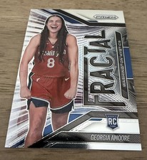 Georgia Amoore 2025 WNBA Panini Prizm Fractal Rookie Card #14 Mystics RC