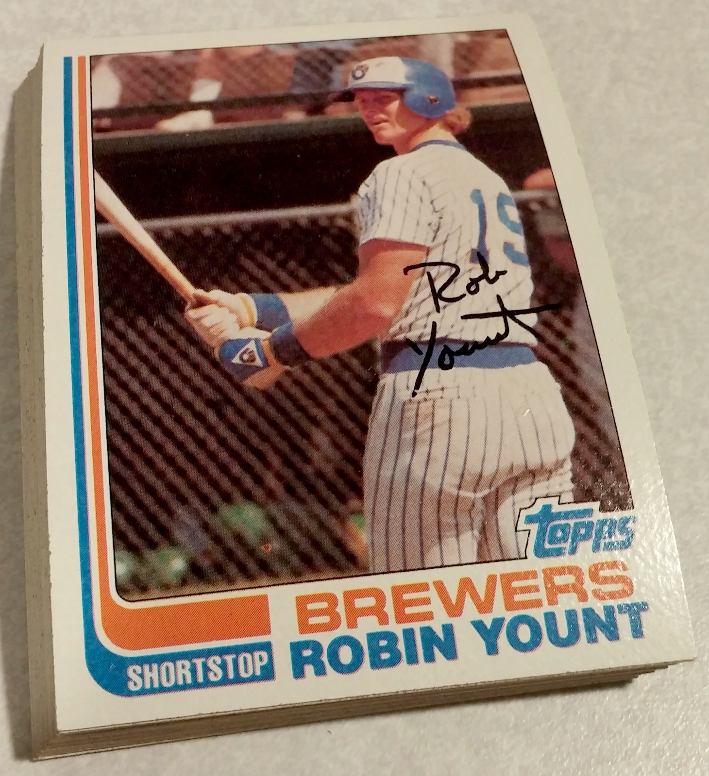 Robin Yount 1982 TOPPS #435  Milwaukee Brewers HOF
