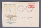 MayfairStamps Denmark FDC 1956 J C H Ellehammer Aviation Anniversary First Day C