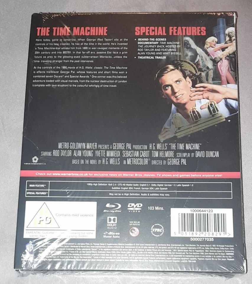 The Time Machine - Blu Ray, Premium Collection, 2 discs with slipcase - Image 2 of 2