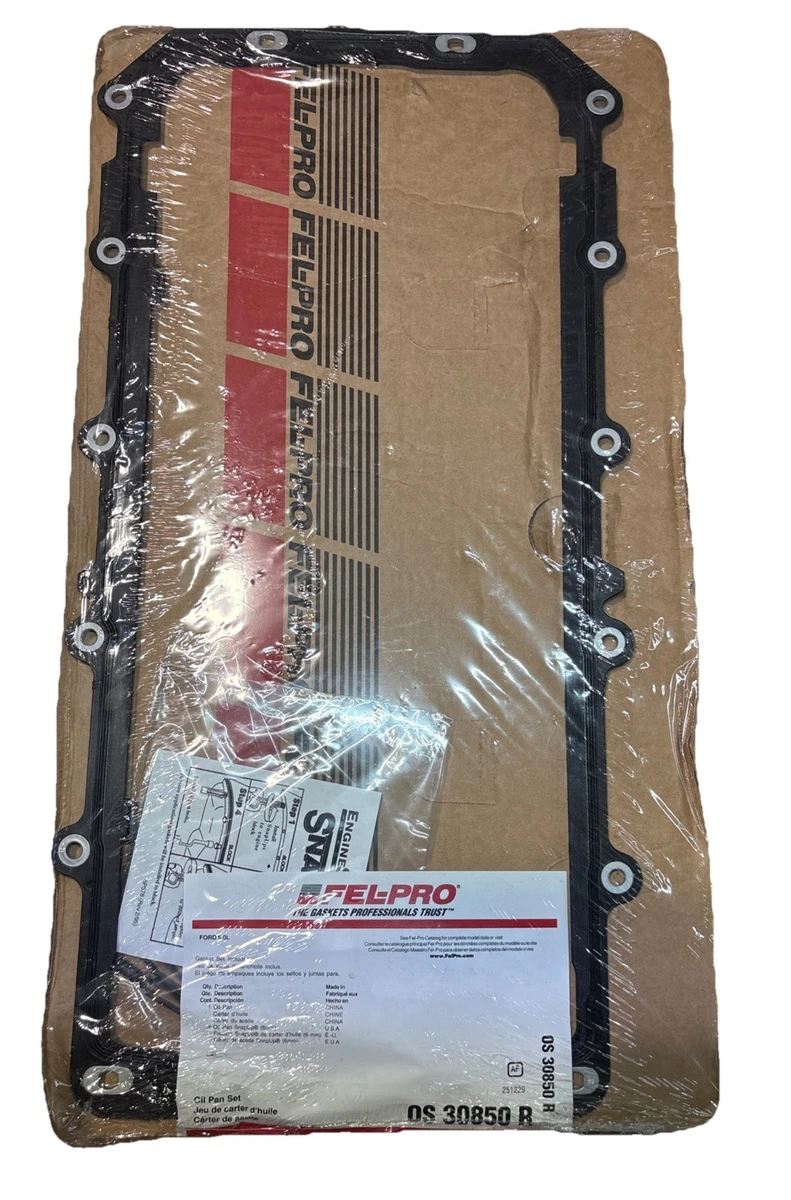 OS30850R Felpro Oil Pan Gasket for F150 Truck Ford F-150 Mustang V8 5.0L 2011-20 photo 2