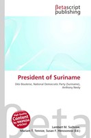 Lambert M. Surhone (U. A.) | President Of Suriname | Taschenbuch | Englisch