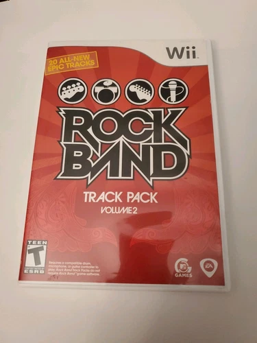 Rock Band Track Pack Vol. 2 Nintendo Wii Complete CIB
