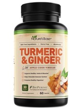 natures base turmeric ginger 60capsules