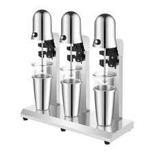 3-Head Drink Mixer Blender Commercial Triple Drink Maker Shake Blender 18000rpm