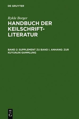Rykle Borger Supplement zu Band I. Anhang: Zur K (Gebundene Ausgabe) (US IMPORT)
