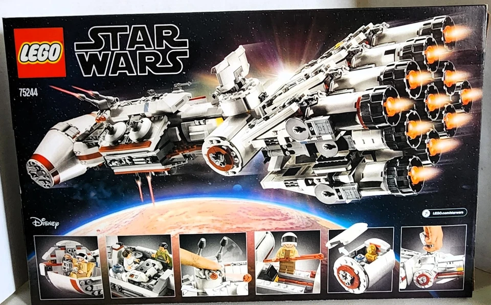 Lego Star Wars 75244 ~ TANTIVE IV ~ NISB retired Leia Bail Organa R2-D2 NEW - Image 2 of 4