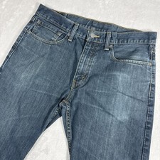 Levi  s 502 Regular Taper Jeans Denim Jeans Mens size 34X32 Dark Wash