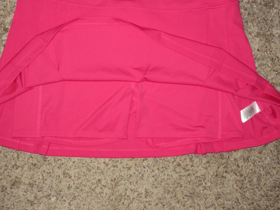 TOMMY BAHAMA RACQUET & PADDLE SKIRT SKORT SZ XL PINK TENNIS PICKLEBALL PLEATS - Image 3 of 3