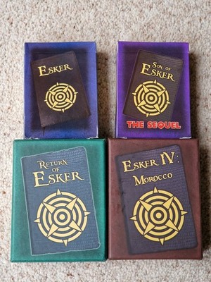 Doctor Esker's Notebook Escape Room Puzzle Kartenspiel komplettes Set Produktbündel - Dr. Esker