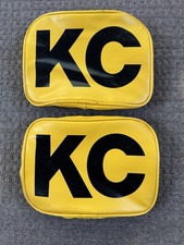 Kc Hilites Fog Light Covers Yellowblack 5x7 Pair Rectangular
