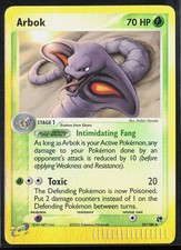 Arbok 29/100 EX Sandstorm 2003 Reverse Holo E-Reader Vintage Pokémon Card TCG