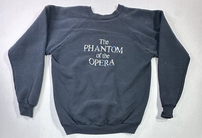 Vintage Phantom Of The Opera Sweatshirt Mens Extra Large Black USA Fruit Of Loom